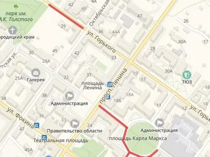 Карта транспорта брянск