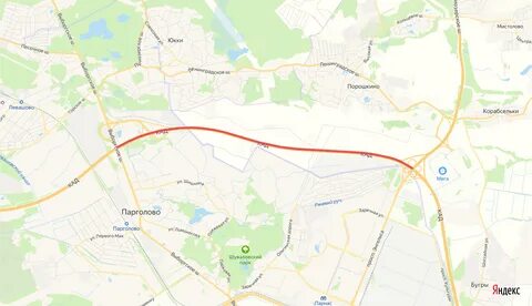 Петербургское шоссе перекрытие