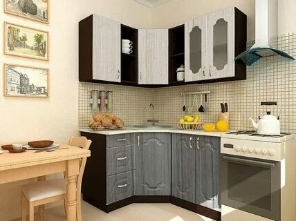 Стандартная угловая кухня