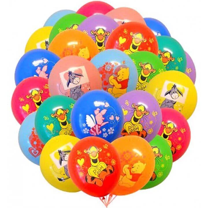 Воздушные шары винни пух. Латексные шары винни пух. шар латексный &quot;винни-пух&quot;. шары латекс дисней винни пух.