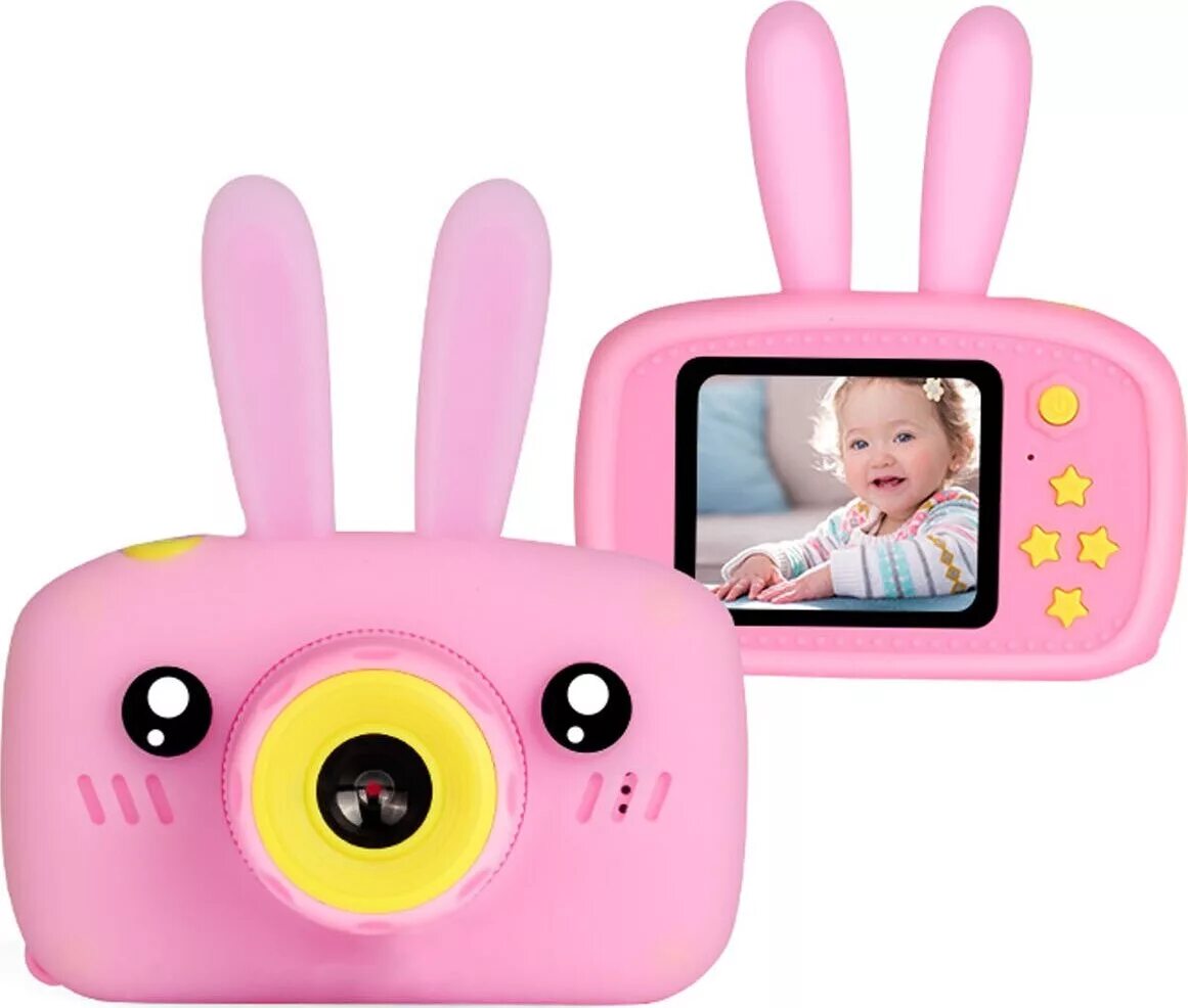 Детский цифровой фотоаппарат розовый. Фотоаппарат Zup childrens fun Camera Rabbit. Фотоаппарат GSMIN fun Camera Rabbit. Цифровой детский фотоаппарат (камера 3мп). Фотоаппарат GSMIN fun Camera Rabbit со встроенной памятью и играми.