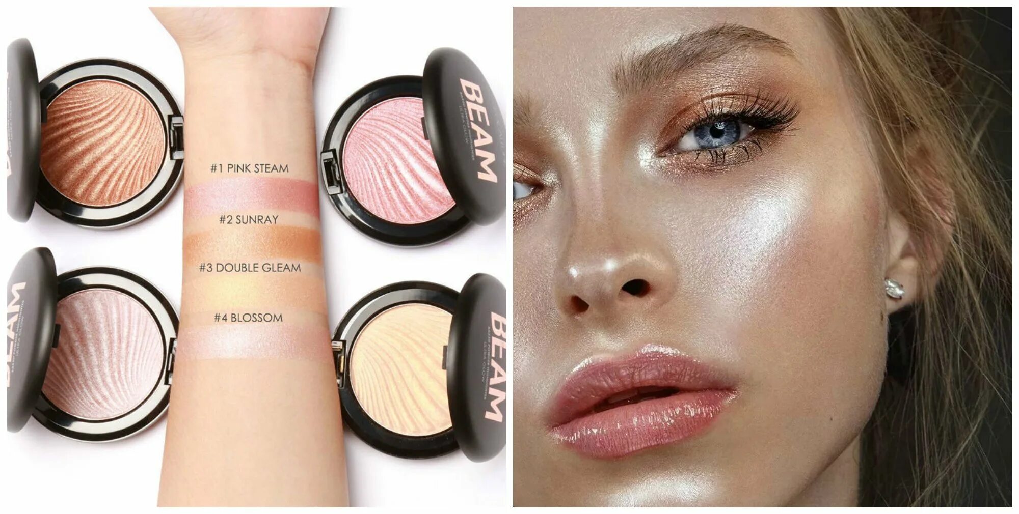 Как выглядит хайлайтер для лица OFRA Хайлайтер Nikkietutorials Highlighter, space baby купить в интернет-магаз