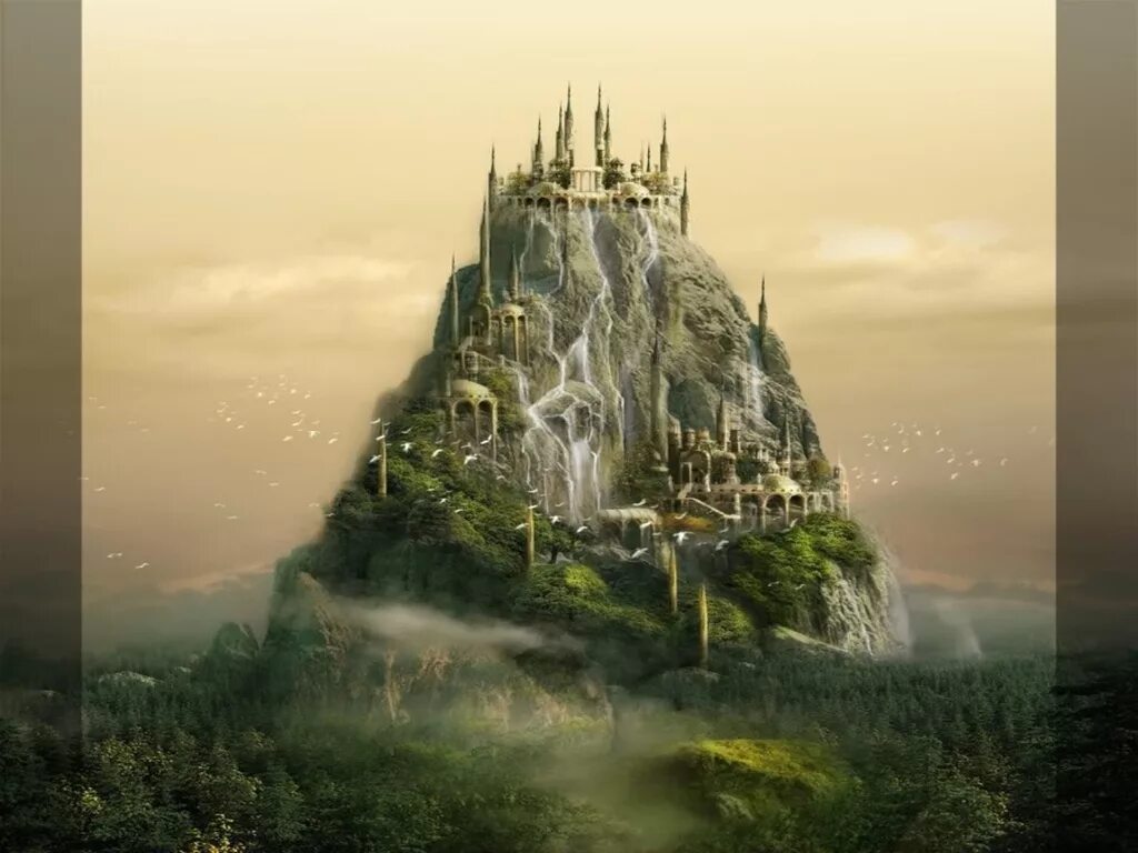 дворец фэнтези. эльфийский замок властелин колец. дворец эльфов ривенделла. крепость арт фэнтези эльфийская. ривенделл сказочный замок.