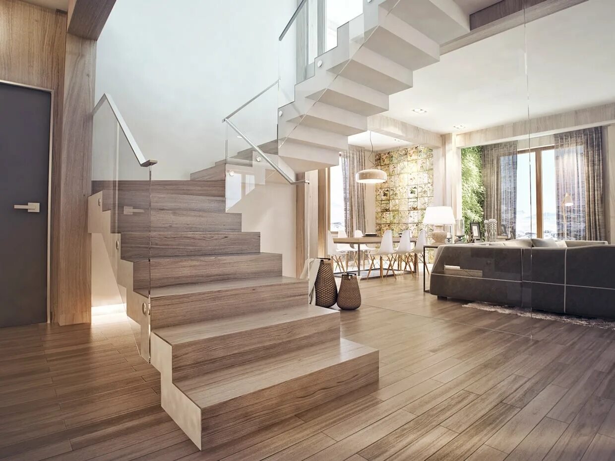 Плиты второй этаж. Современные лестницы. Лестница в доме. Лестница в доме в современном стиле. Деревянная лестница в интерьере.