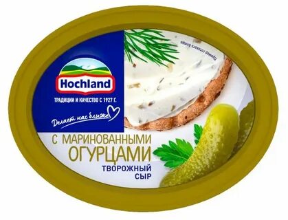 Творожный сыр с огурцом