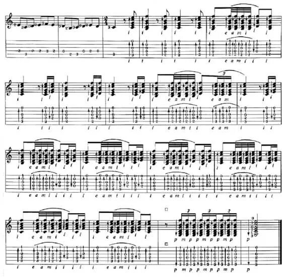 Легкие пьесы в стиле фламенко для гитары. Бой фламенко на гитаре. Фламенко вильям гиллок ноты. Ноты фламенко. Гиллок фламенко ноты.