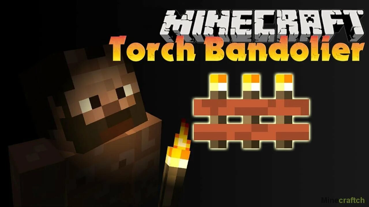 Torch 2.4. Torch bandolier [. minecraft torch mod. факел из майна. напарник для майнкрафт 1.19.2.