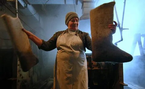 Мастерская по изготовлению валенок