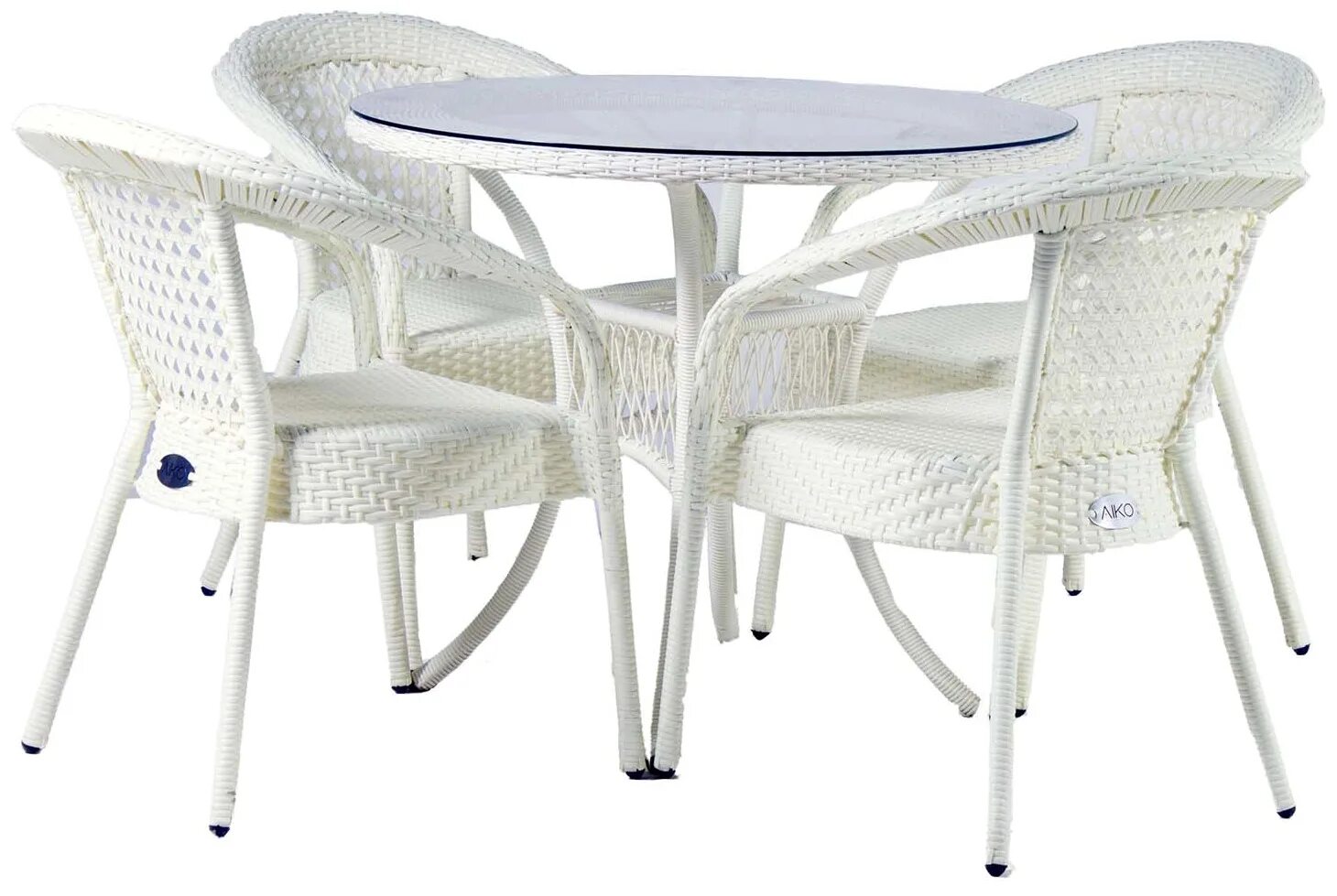 Плетеная мебель aiko. Комплект декос. Aiko deco садовая мебель стол. Стол deco6 ротанг. Комплект deco 2 с круглым столом капучино.