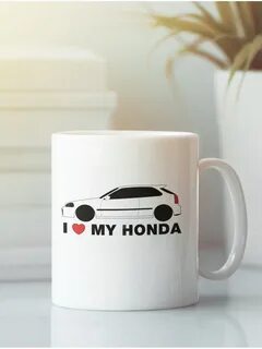 Кружка с изображением Honda (Хонда) AksisurCup. 