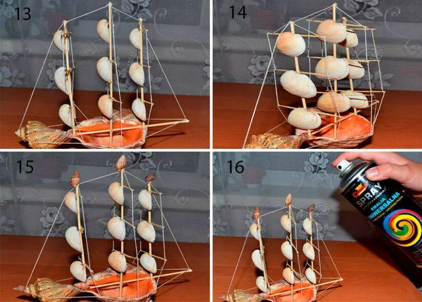 Кораблик из ракушек. Поделки из ракушек корабль. Корабль из ракушек своими руками. Поделка из ракушек кораблик. Корабль из ракушек