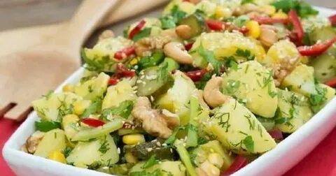 Салат с картошкой простой рецепт