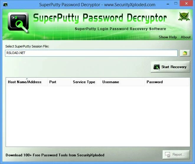 Password decryptor