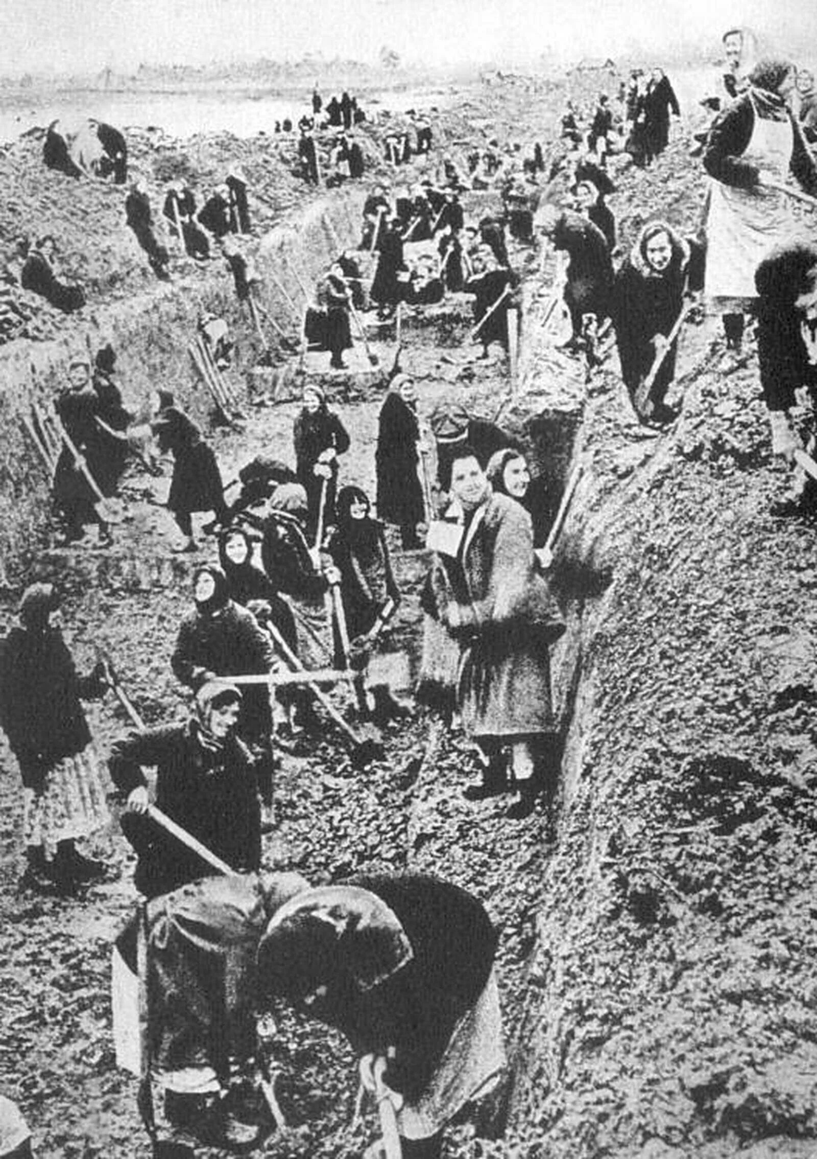 Рыть рвы. Лето 1941 рытье противотанковых рвов. сурский рубеж противотанковые рвы. противотанковые рвы под москвой 1941. москвичи роют окопы 1941.