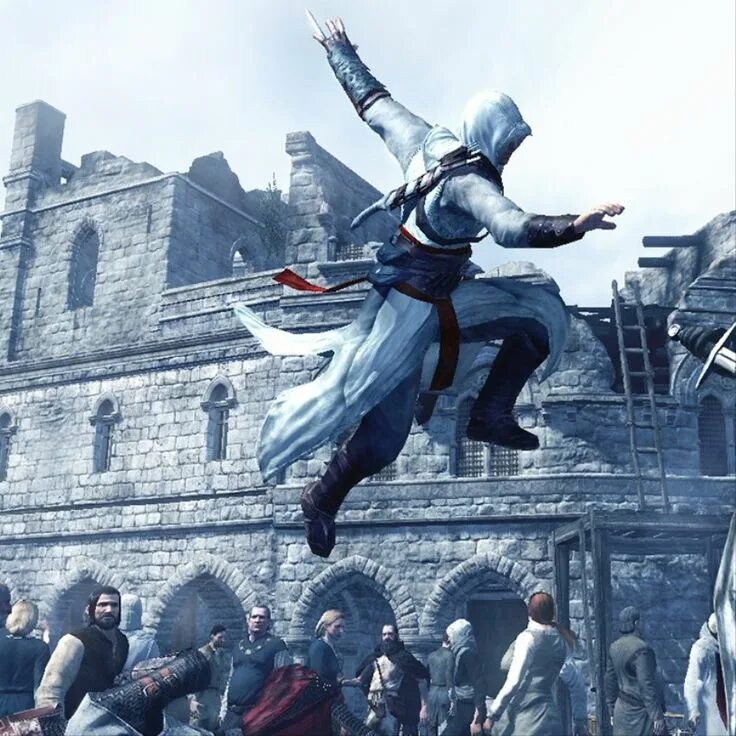 Как зовут ассасина крида. Ассасин Крид Эмпайр. Прыжок веры ассасина. Assassin's Creed 1. Ассасин части на соньке.