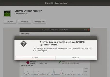 Как удалить gnome