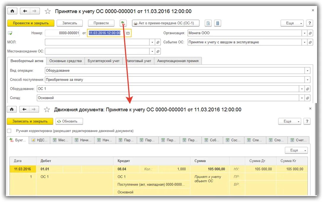 Продажа ос бухгалтерия