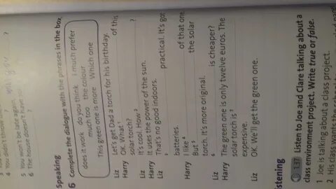 Complete the dialogues with the phrases