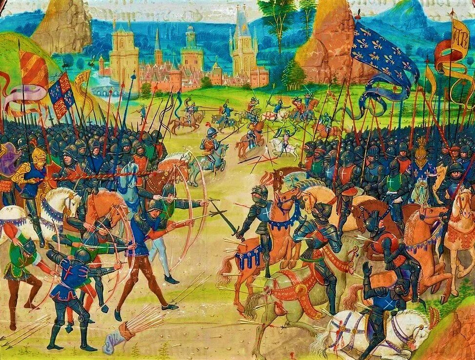 Время столетней войны. Битва при Пуатье 1356. Битва при Пуатье 1415.