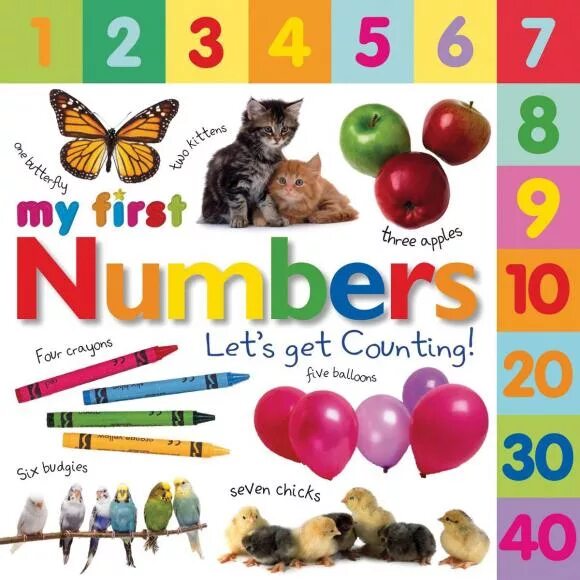 Let num. Книга numbers. counting books. my first book. my very first book of numbers.