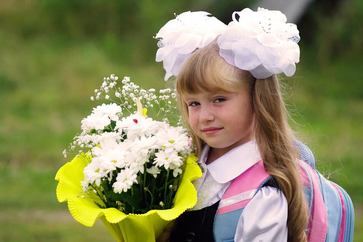 Пошла в школу в 8 лет
