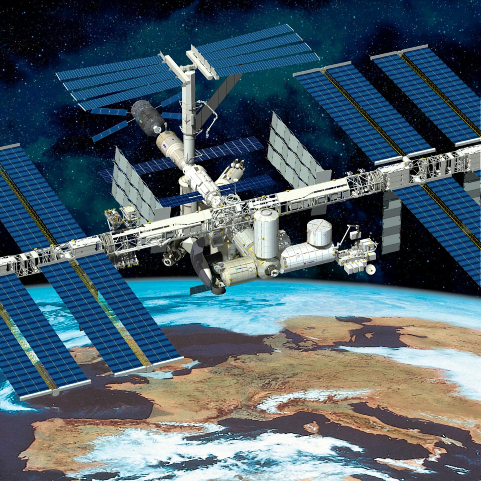 Как называется международная станция. Международная Космическая станция ISS. Космическая орбитальная станция МКС. МКС 2005. ЭМКАЭС Космическая станция.