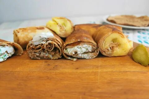 Блины с тремя начинками
