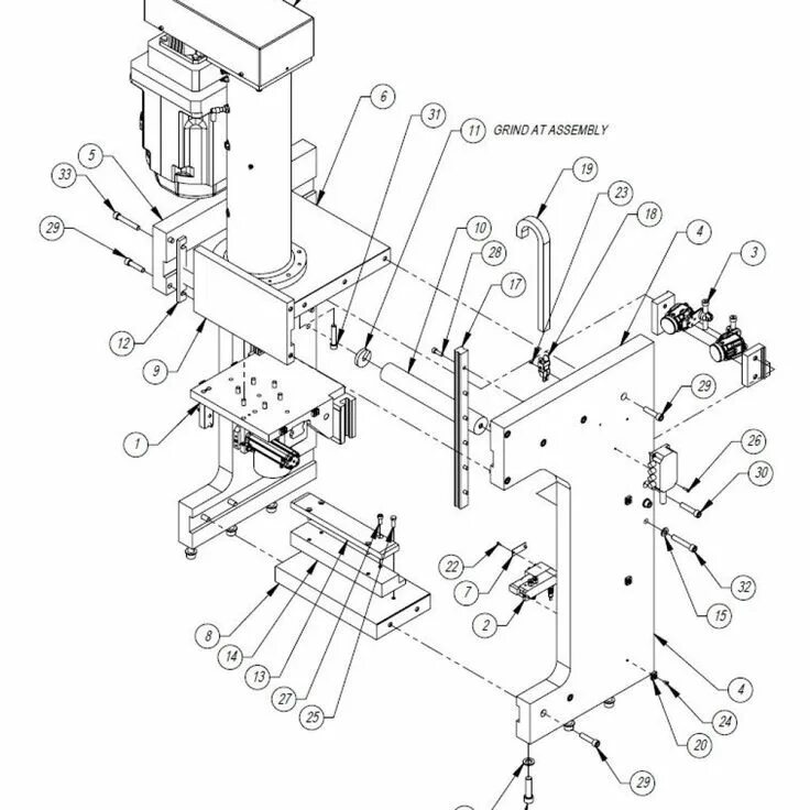Assembly drawing. Biw drawing assembly. assembly drawing fan. electromechanical scheme drawing.