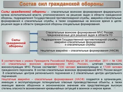 Состав сил го ответ