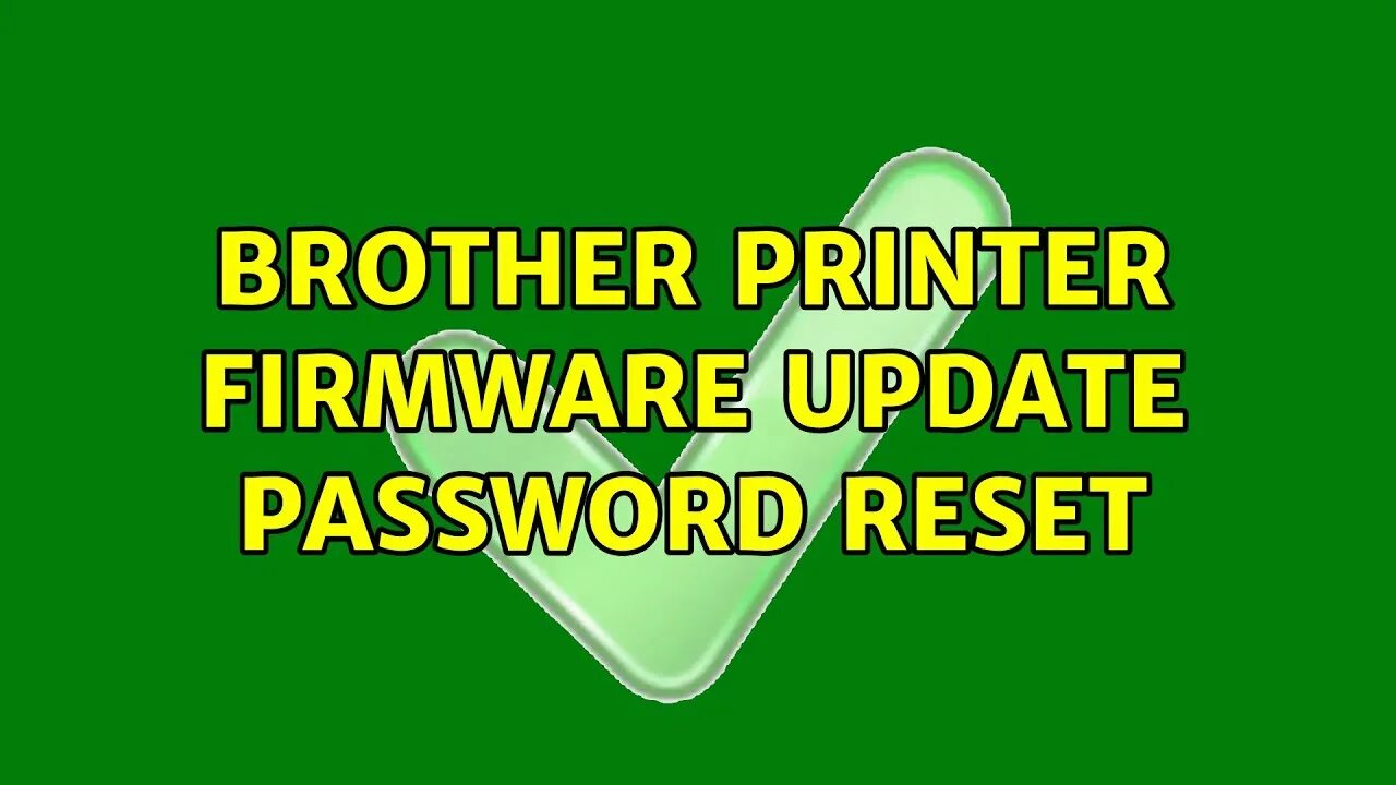 Пароль brother. Update password.