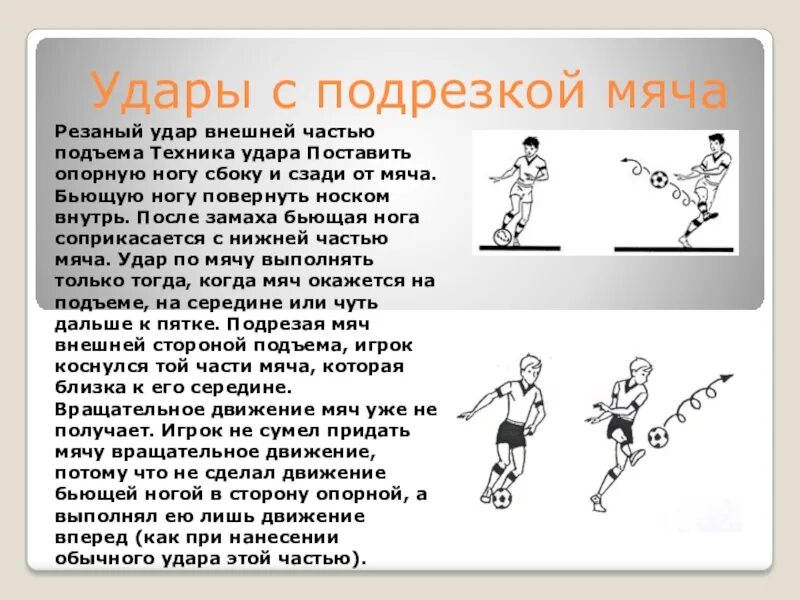 Как бить сильнее в футболе. Удар внешней стороной стопы. Удар внешней частью подъема. Удар внутренней стороной стопы. Удар по мячу внешней частью подъема.