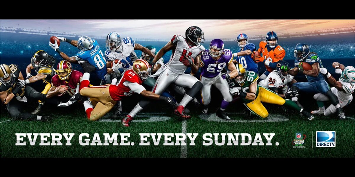 I not to play football every day. Every game. football banner.