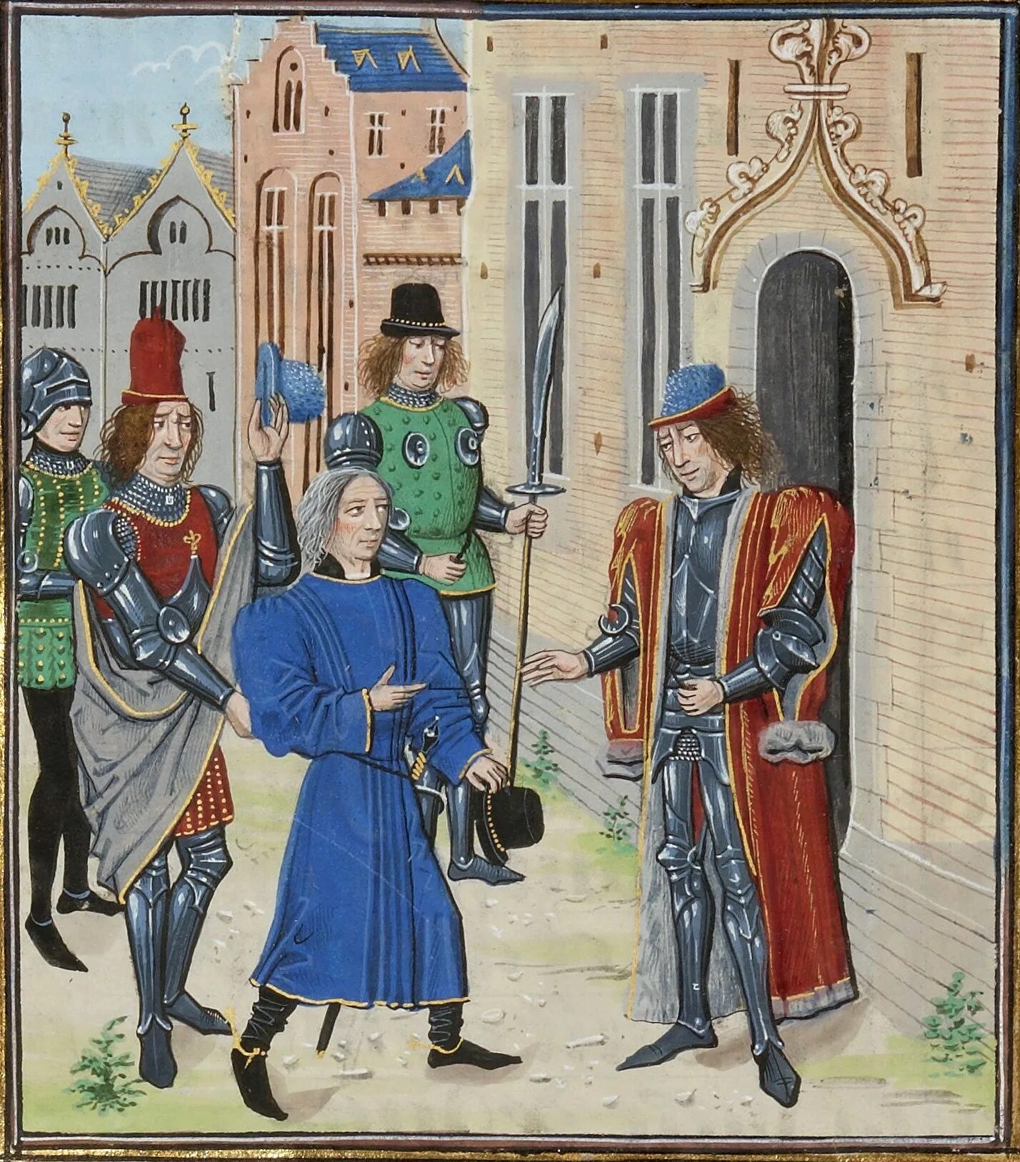 Франция 14 15 веков. Фруассара рыцарь.