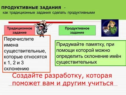 Продуктивные задачи