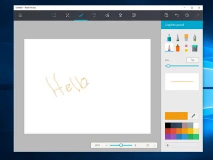 Windows 10 паинт