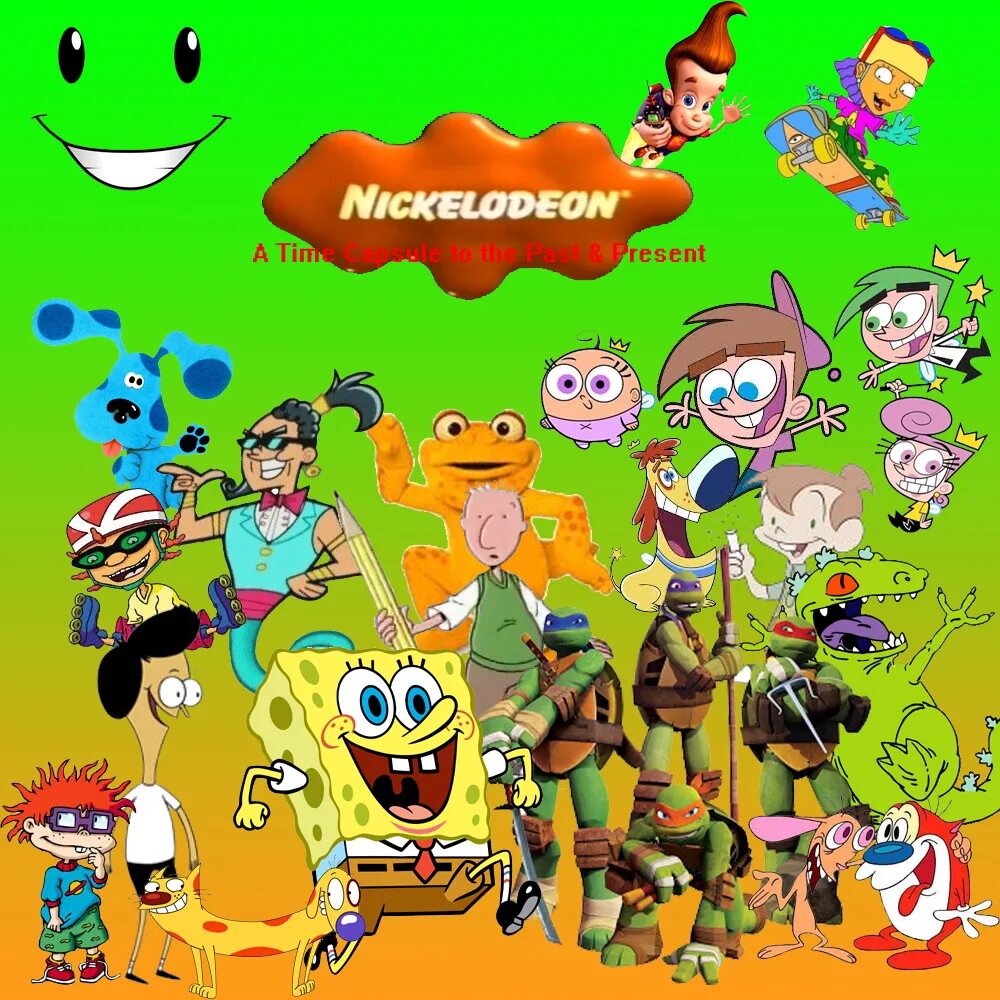 Никелодеон. Канал Nickelodeon. Герои Никелодеон. Телеканал никелодеон