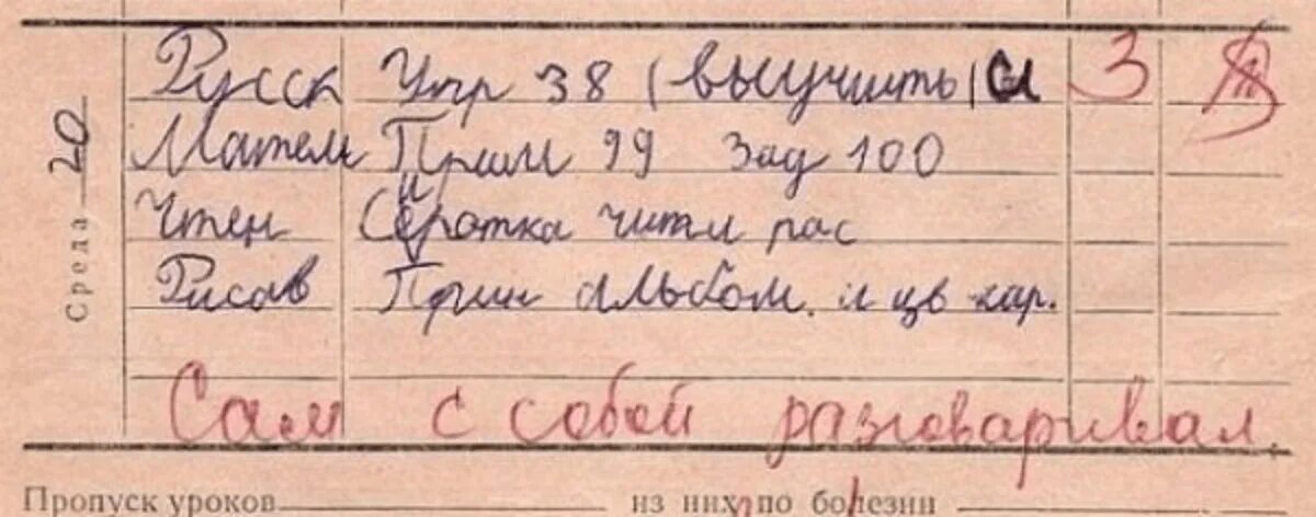 Опоздал на урок замечание