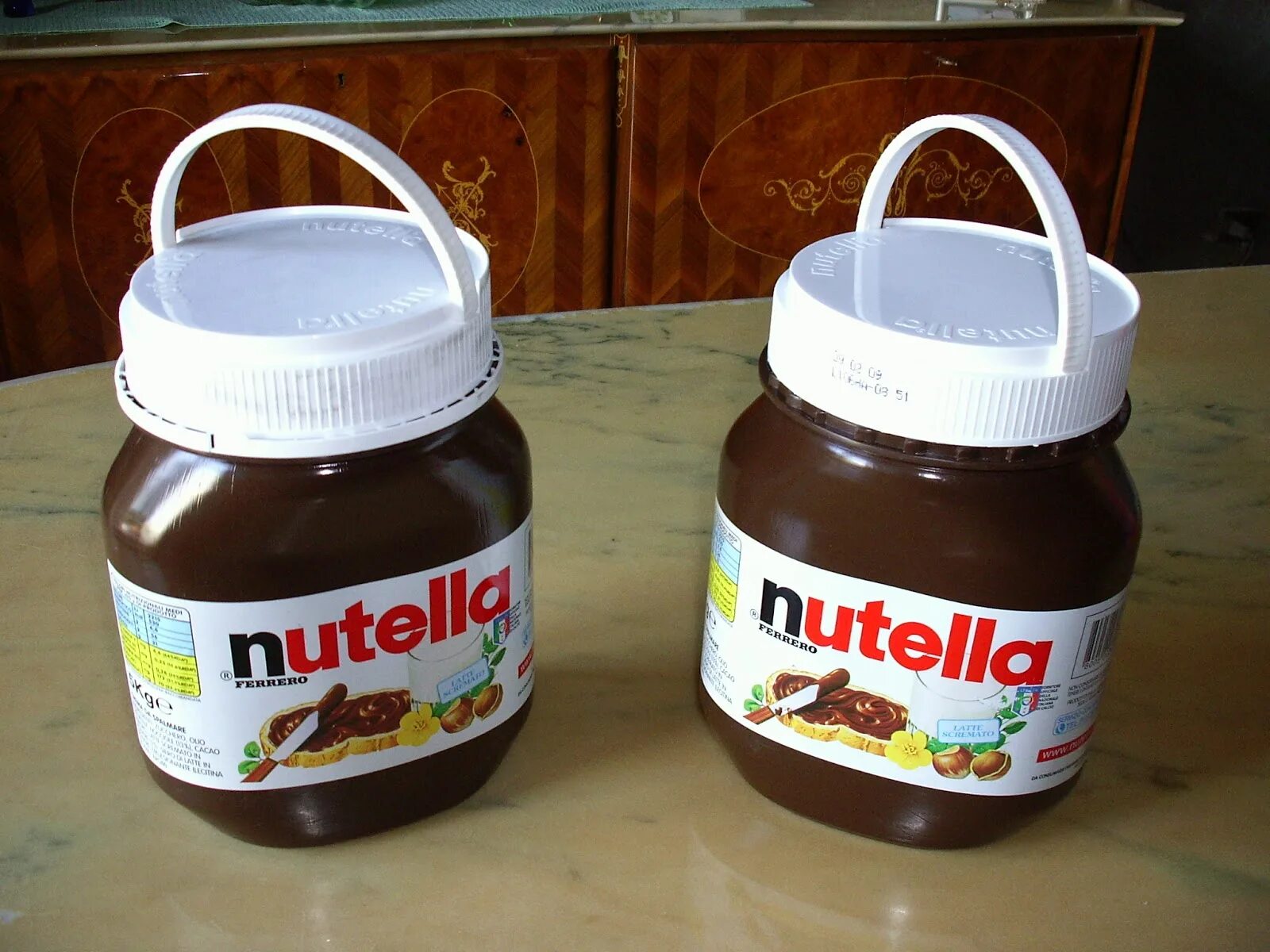 A map of all the countries that contribute to a single jar of Nutella