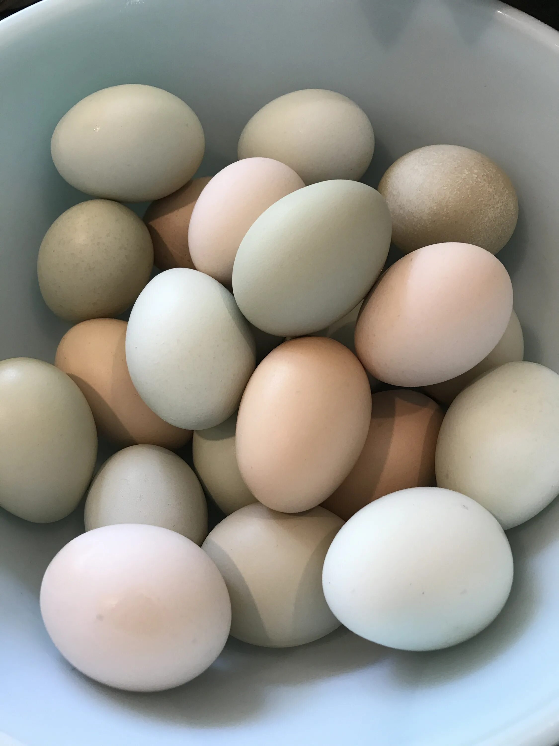 Raw eggs