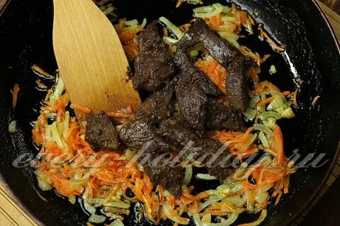 Куриная печень с морковью сливками