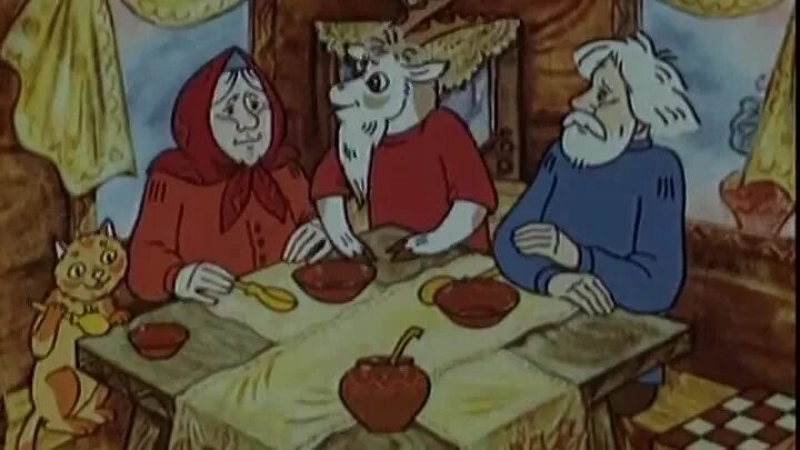 (upscaling). Жил у бабушки козёл мультфильм. Жил у бабушки козел 1983. Сказка жил у бабушки козел. Dvdrip.