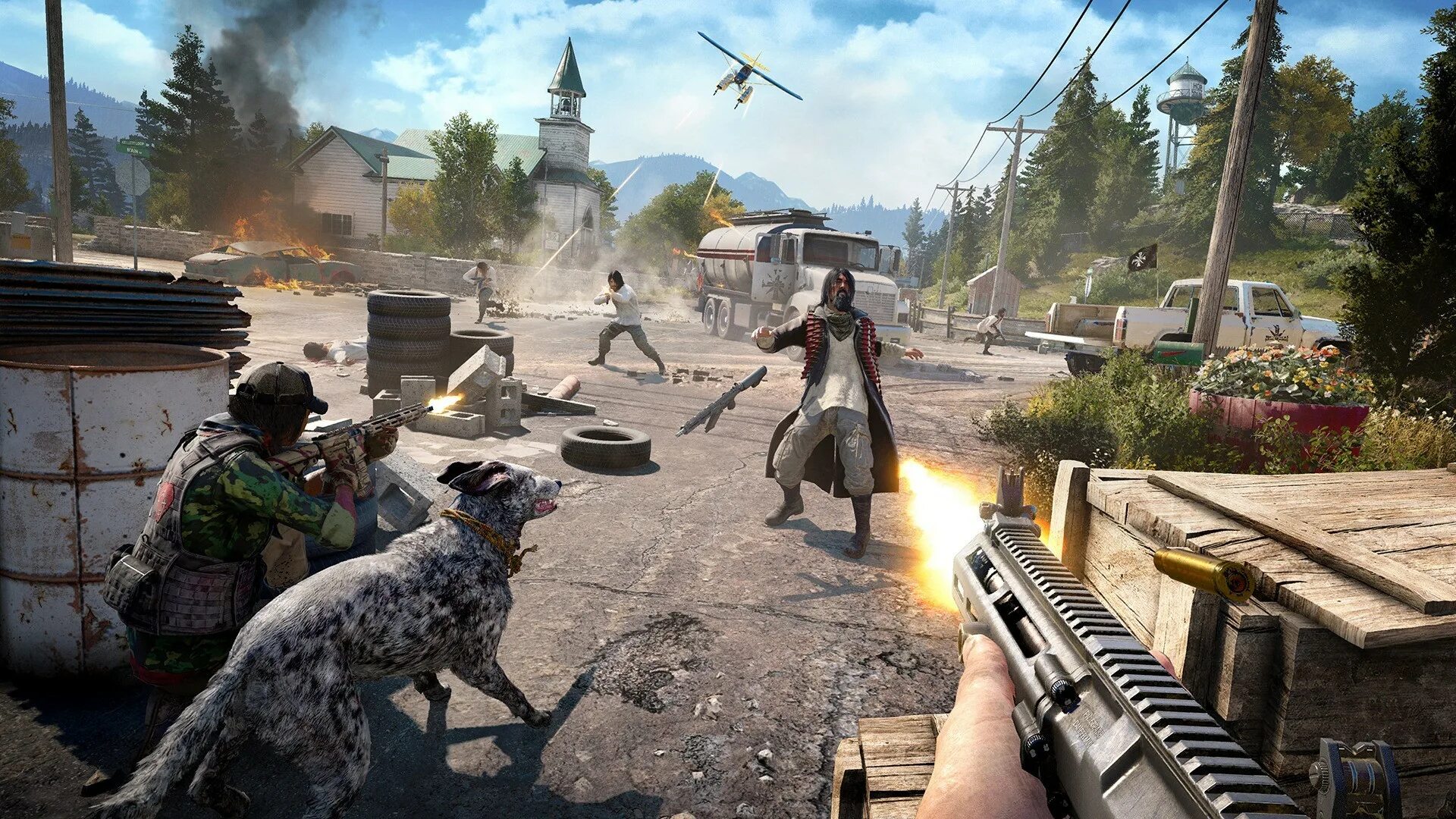 Какие есть интересные игры. Far Cry 5 (ps4). Фар край 5 геймплей. Фар край 5 на пс4. Far Cry 5 (Xbox one).