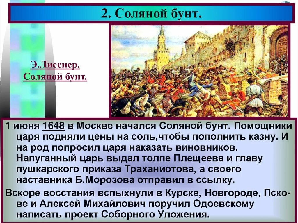 Состав участников соляного бунта. Э.Э. Лисснер «соляной бунт в Москве». Причины Восстания соляной бунт 1648. Соляной бунт 1648 территория. Бунташного века медный бунт.