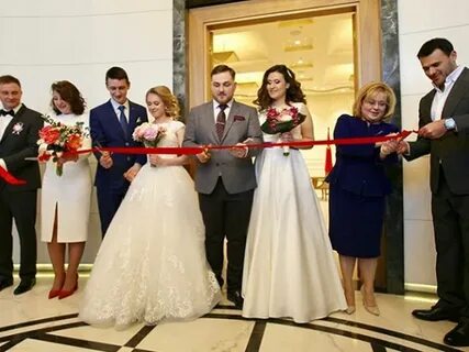 Открытие дворца бракосочетаний