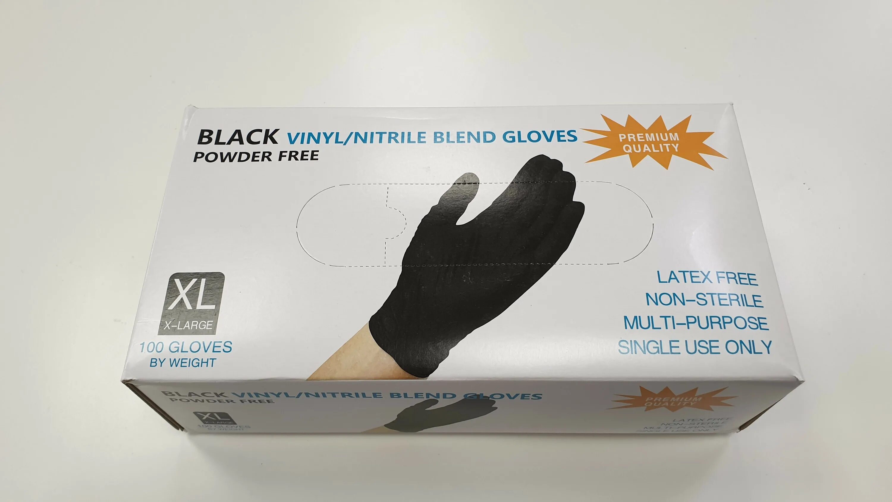 В мешке находятся 24 черные перчатки. Перчатки нитриловые черные Wally Plastic. Перчатки хозяйственные Wally Plastic, 50 пар. Перчатки Vinyl/Nitrile Blend Gloves. Перчатки нитриловые-виниловые черные 100 шт, размер XL, "Wally Plastic" (Китай).
