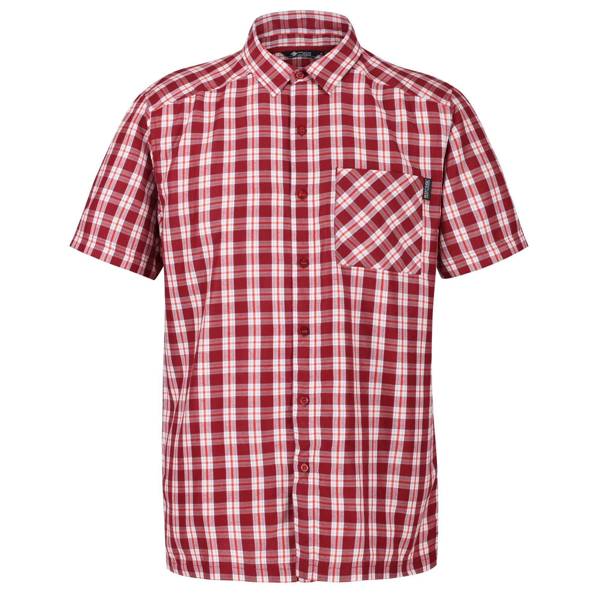 Вискоза рубашка мужская. Short Sleeve Shirt. Checked Shirt (Red). Рубашка из вискозы мужская. Short sleeved shirt