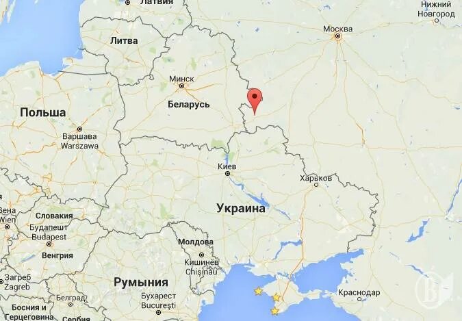 расстояние между клинцами