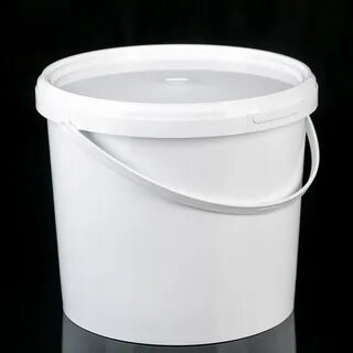 Ведро с крышкой круглое
