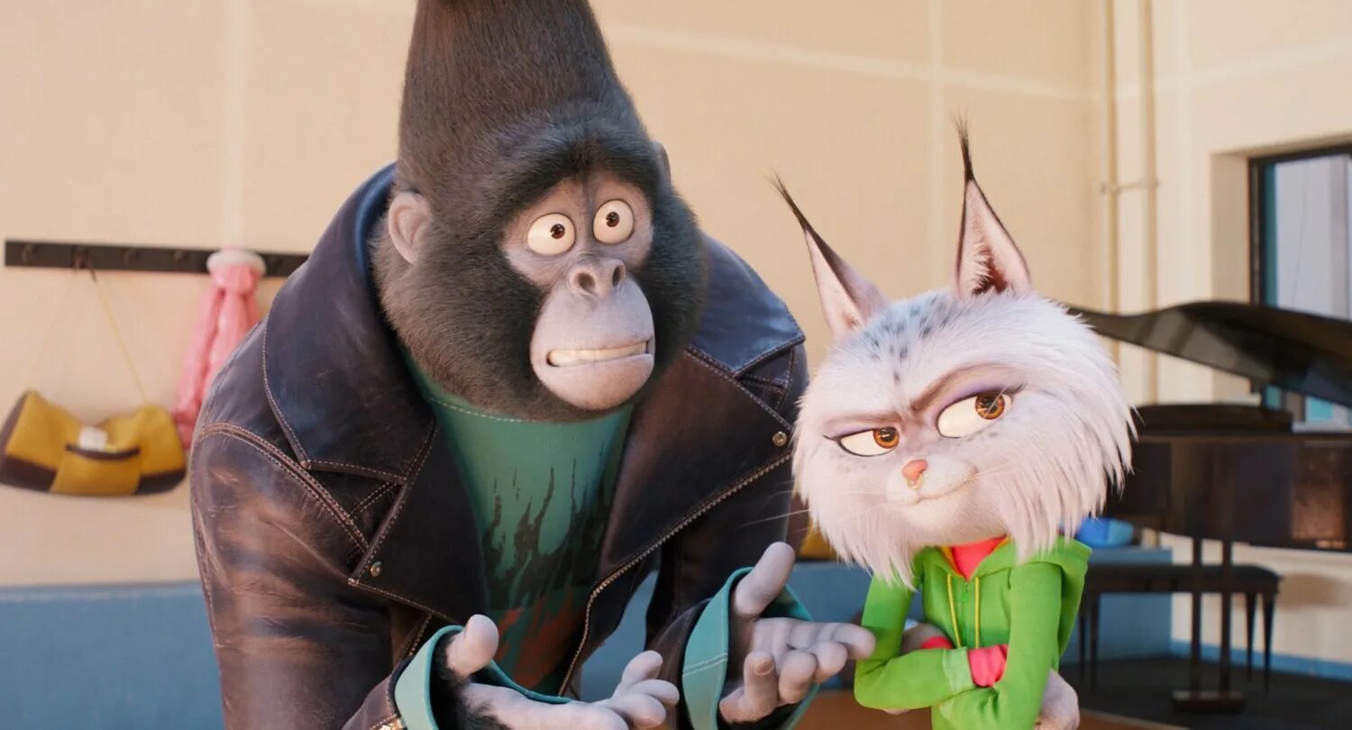 John sing. Горилла джонни зверопой. Джонни горилла зверопой 2. Sing johnny. Тарон эгертон зверопой.