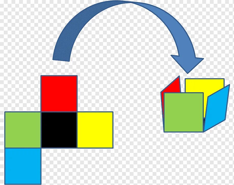 Cube nets. Нет куб. Space Squares PNG. Each square